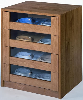 Cajoneras de Madera modelo media luna
